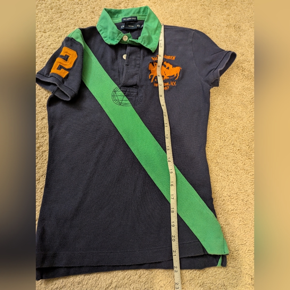 Ralph Lauren Women's Navy Polo Shirt Size XS - Picture 7 of 9